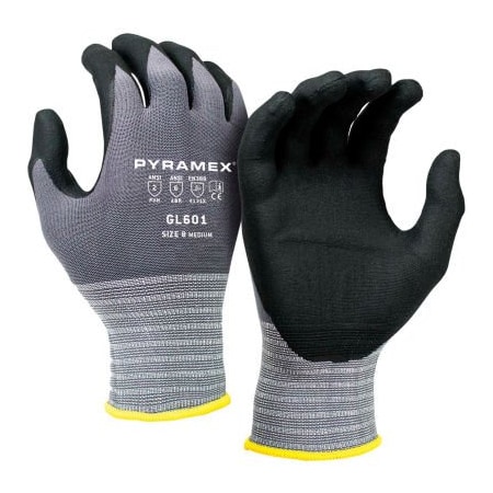 Nitrile Micro-Foam Dipped Glove, Size Large, GL601 Series - Pkg Qty 12